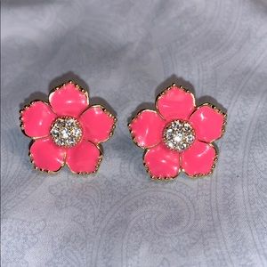 kate spade Enamel & Rhinestone Earrings